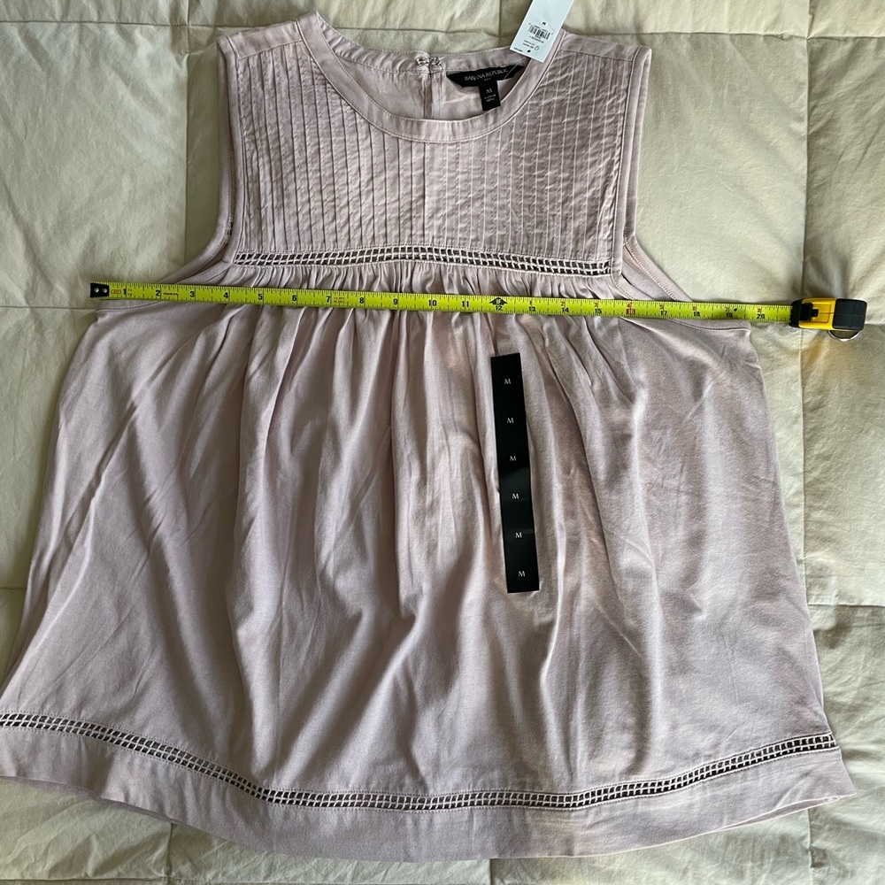 NWT Pintuck Tank Top - Picture 3 of 6